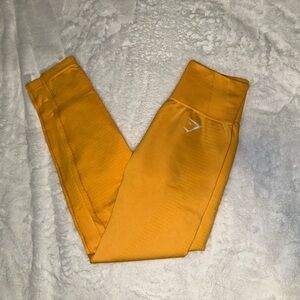Gymshark yellow/orange leggings